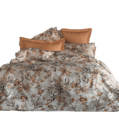 Obliečky z bavlneného saténu ALEGRA 200x220 / 4*50x70 cm.